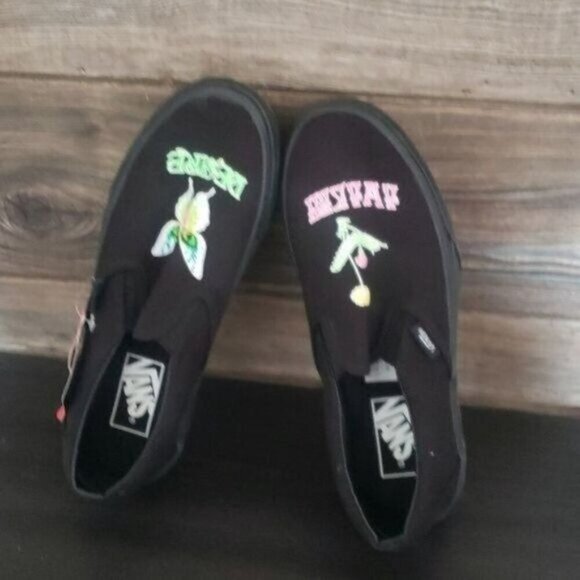 New Vans Classic Slip Womens Platform Shoes Size 6.5 Butterfly Glow in The Dark - Picture 9 of 11